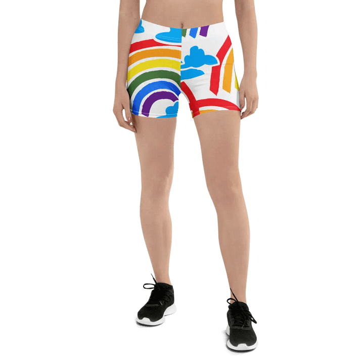 Rainbow Dreams All-Over Shorts product image (1)