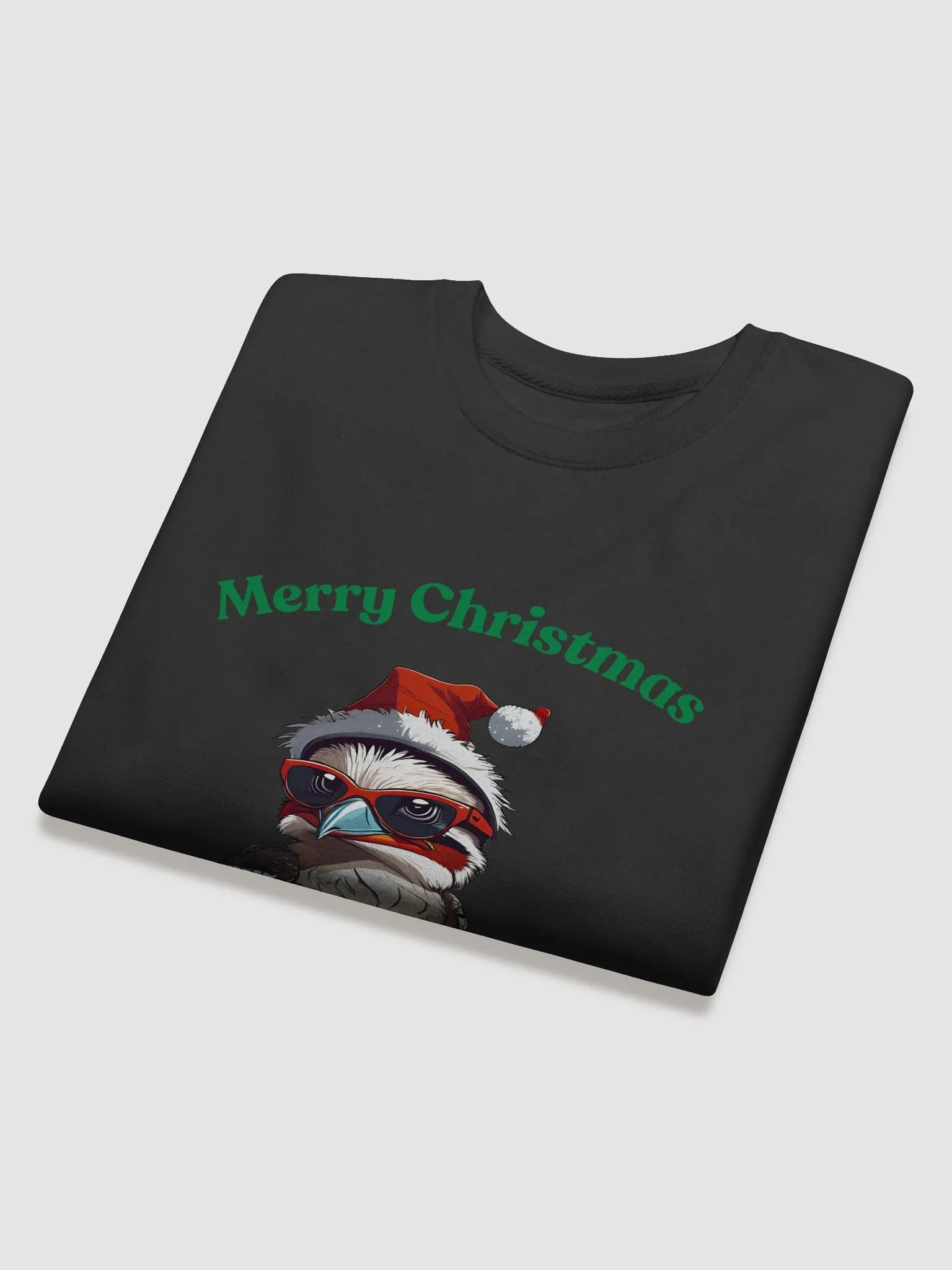 Festive Kookaburra Merry Christmas Sweatshirt - 2 - Green product image (4)
