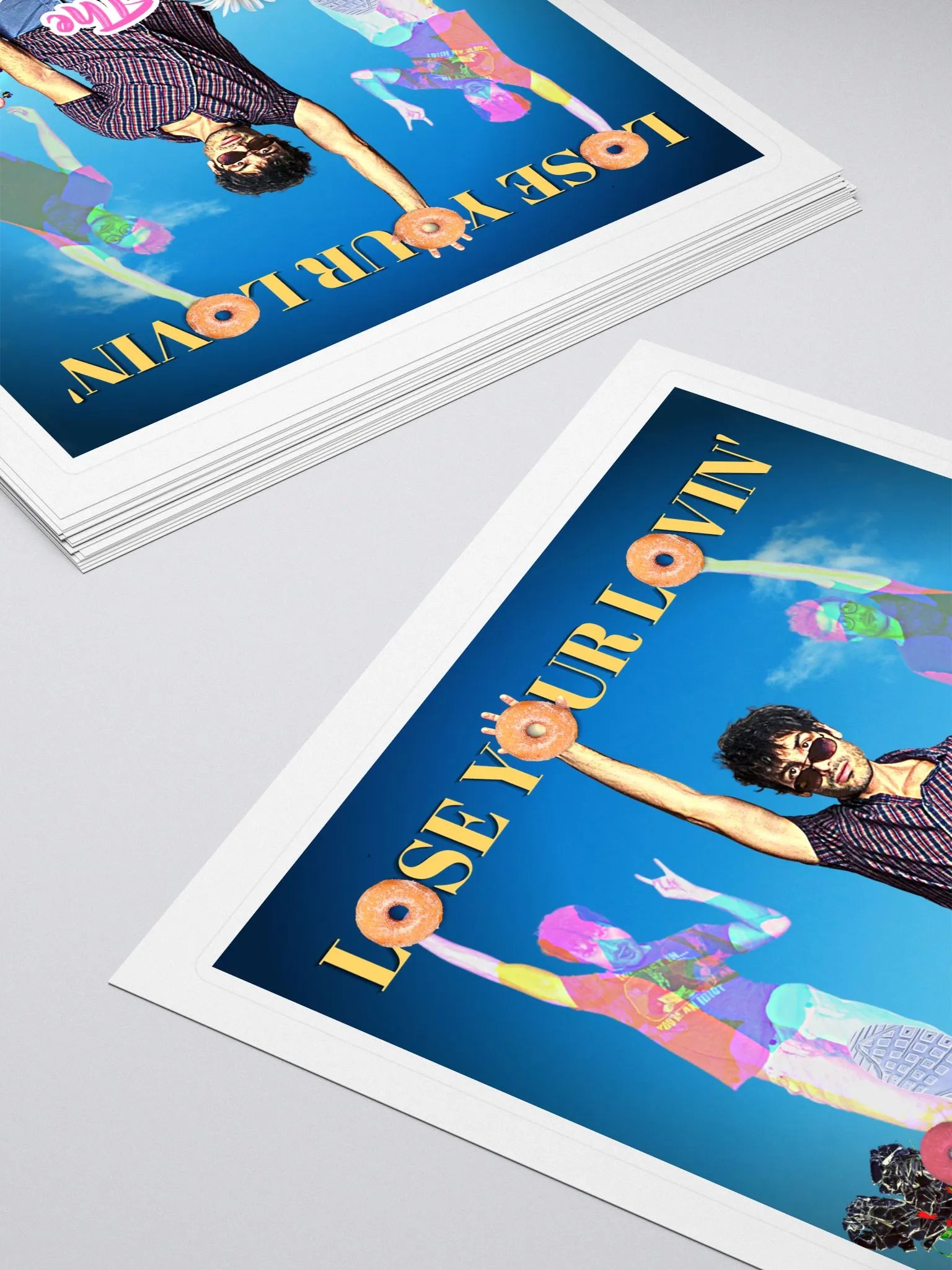 The Glazed Donuts - Lose Your Lovin' - Single Cover Art Sticker II product image (4)