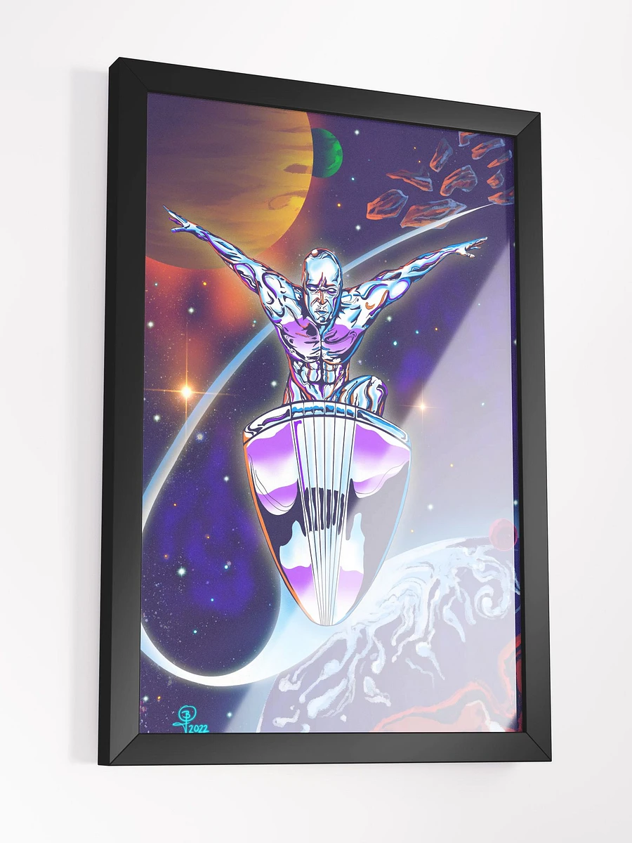 Cosmic Silver Surfer Framed 12x18 Art product image (3)