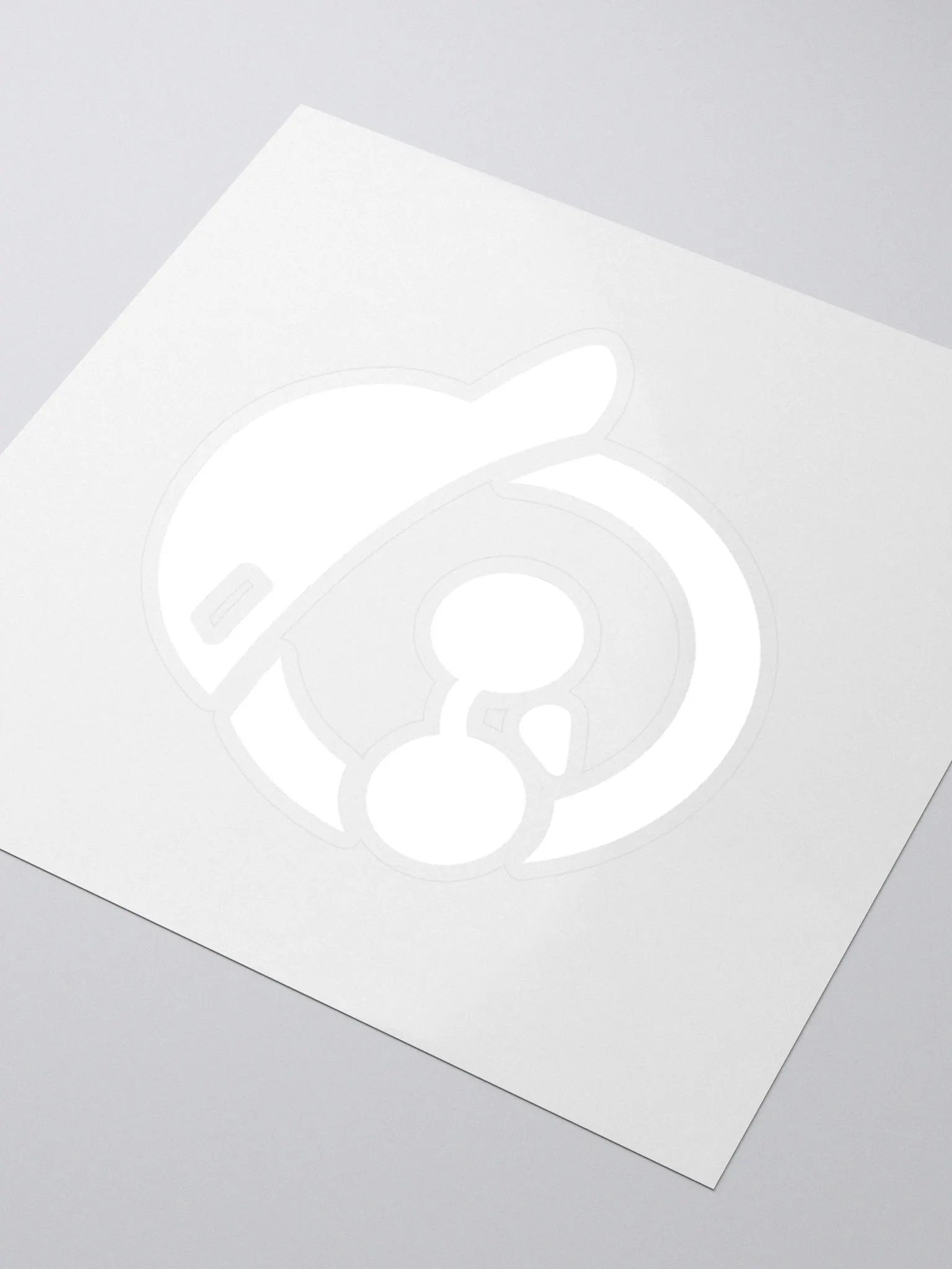 Frosty Sticker (White) product image (3)