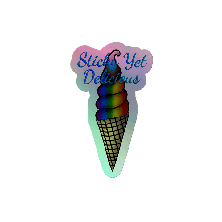 Rainbow Dreams Holographic Sticker product image (2)