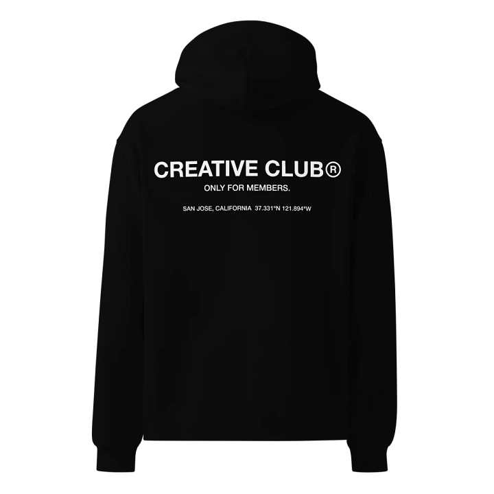 Creative Club Black Hoodie product image (2)