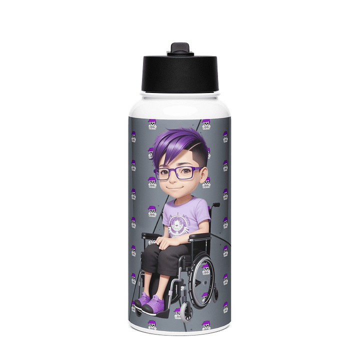 Enigma Stainless Steel Water Bottle with a Straw Lid product image (1)