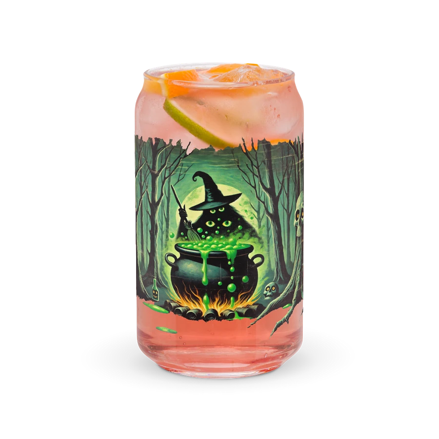 Cauldron Monster Halloween Brew Glass (Distressed Look) product image (7)