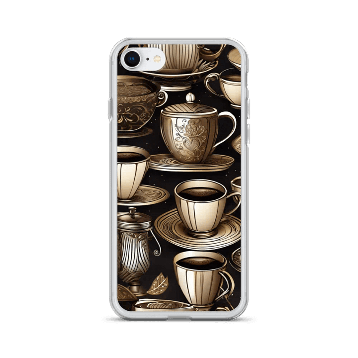 Vintage Elegance Tea and Coffee Cup Collection iPhone Case product image (24)