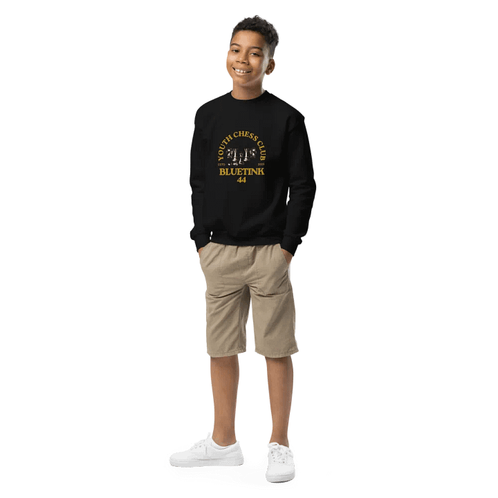 BlueTink44 Youth Chess Club Logo Sweatshirt product image (1)