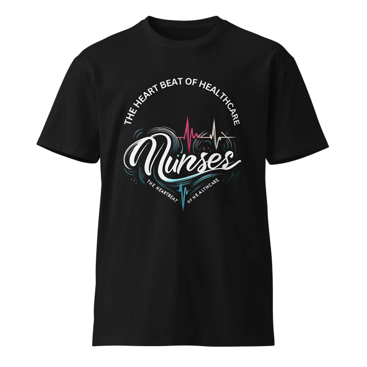 Nurse Heartbeat Unisex Premium T-Shirt product image (1)