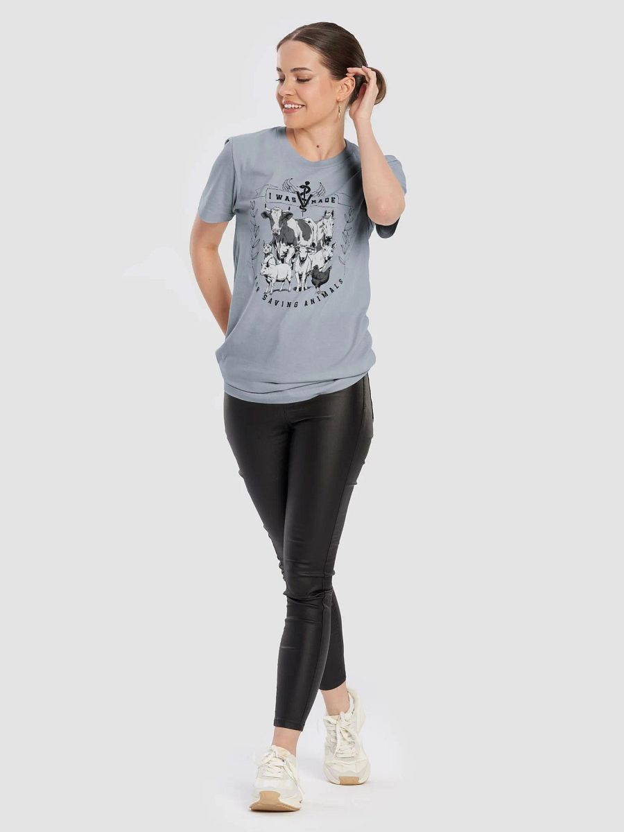 "I was made for saving animals" t-shirt product image (6)