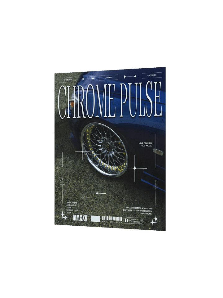 Chrome Pulse Poster product image (2)