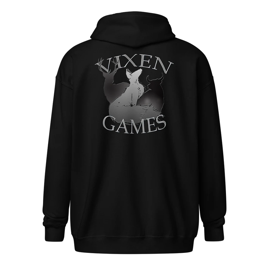 Vixen Games Vixen with Stag and Bull Trifecta front and back print zippy hoodie product image (36)