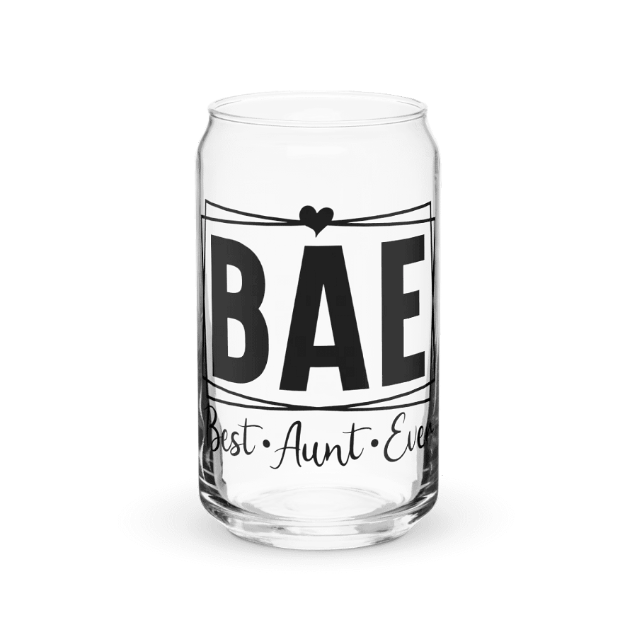 'BAE: Best-Aunt-Ever' Glass product image (3)