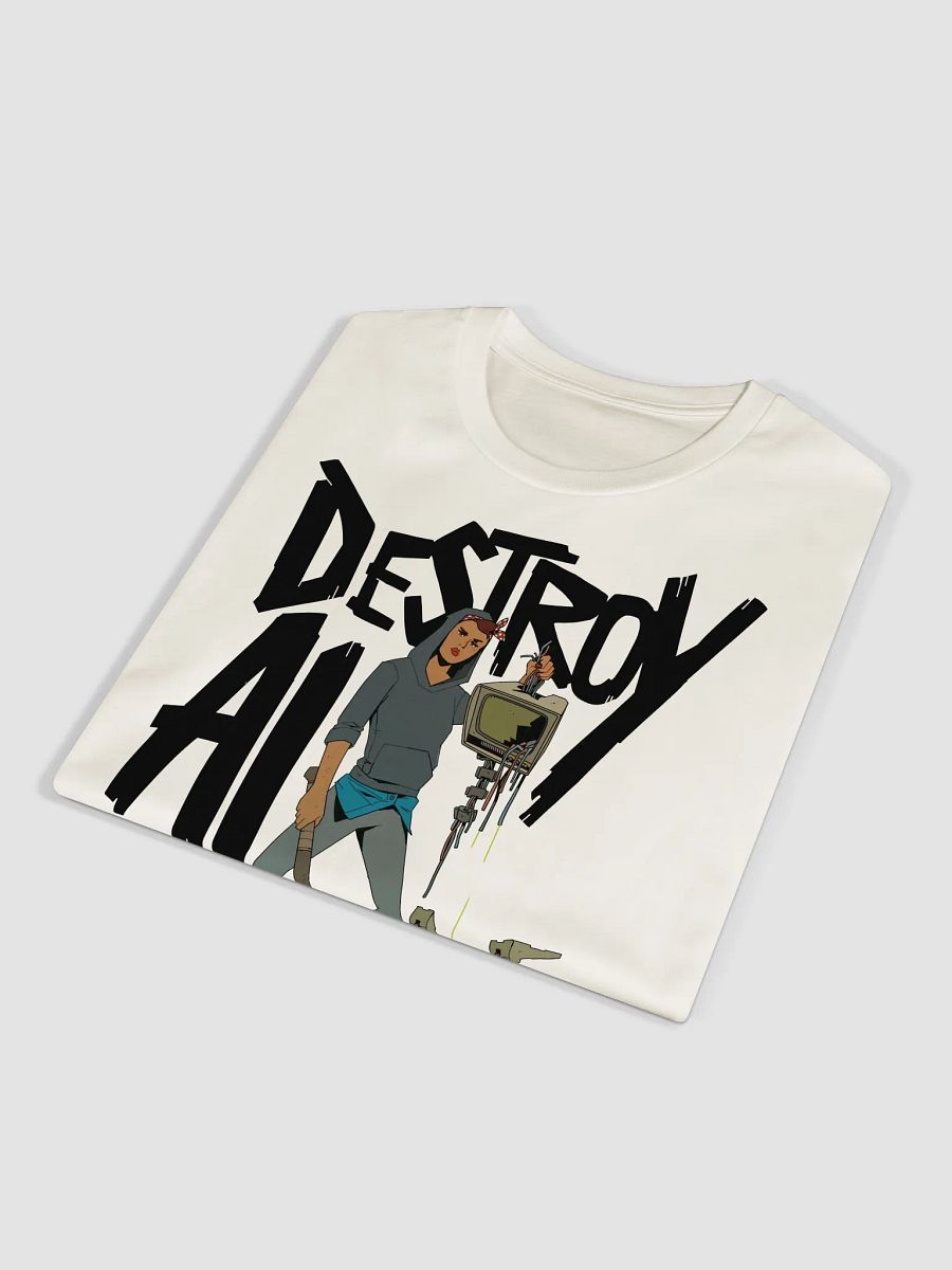 Destroy AI T-Shirt (Natural) product image (2)