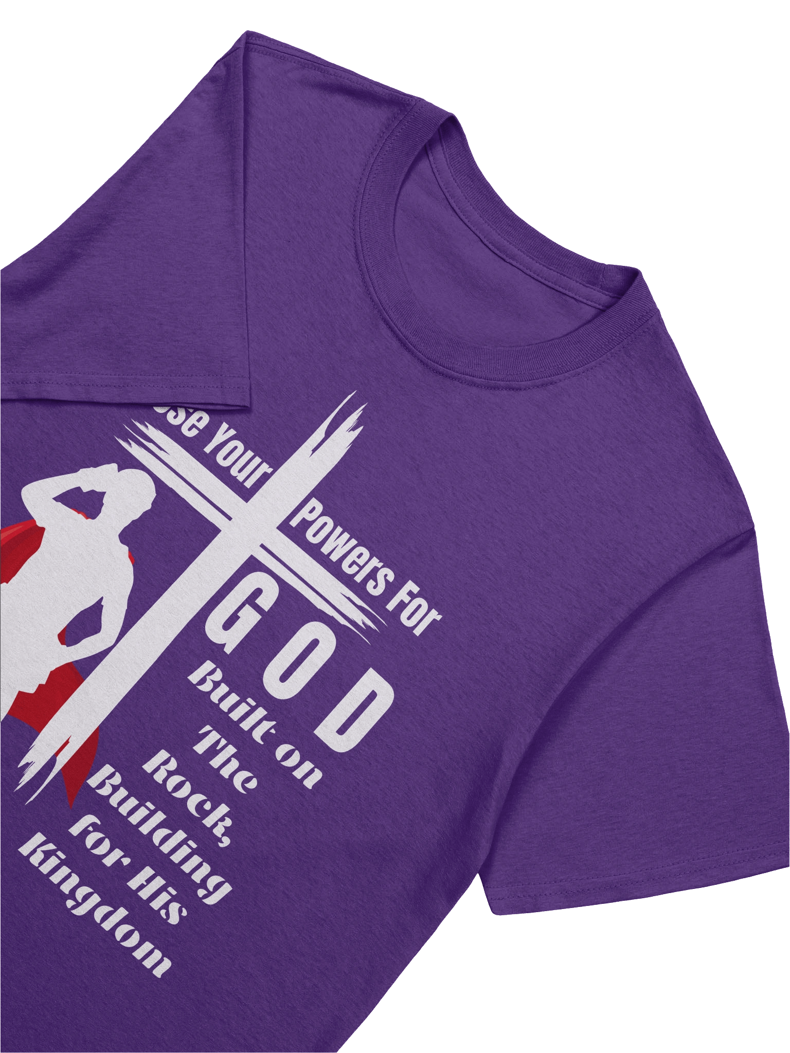 Use your powers for God - Marvel at His Goodness, Christian Construction Worker Superhero T-Shirt product image (22)