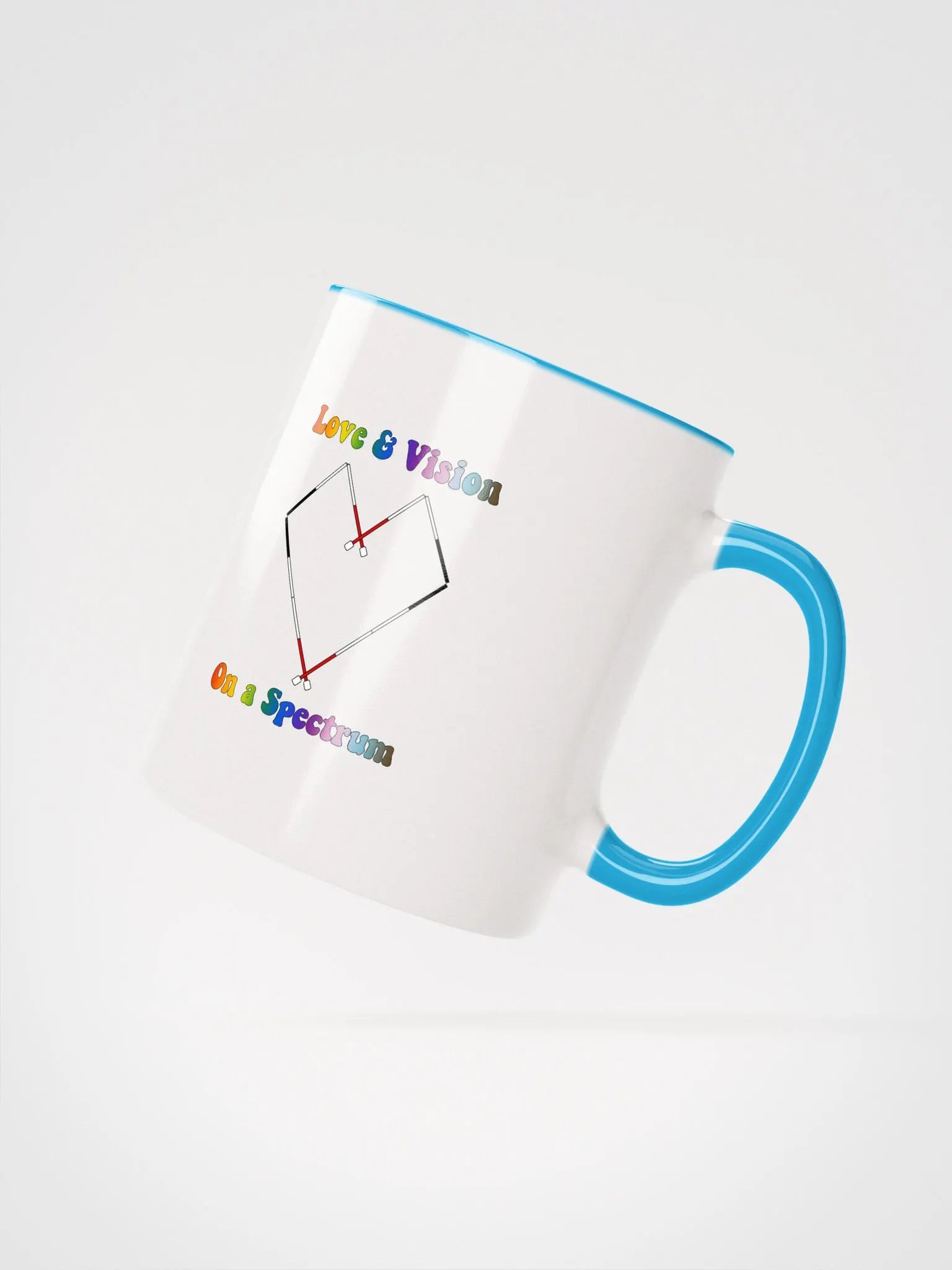 Love & Vision Spectrum Colorful Coffee Mug product image (2)