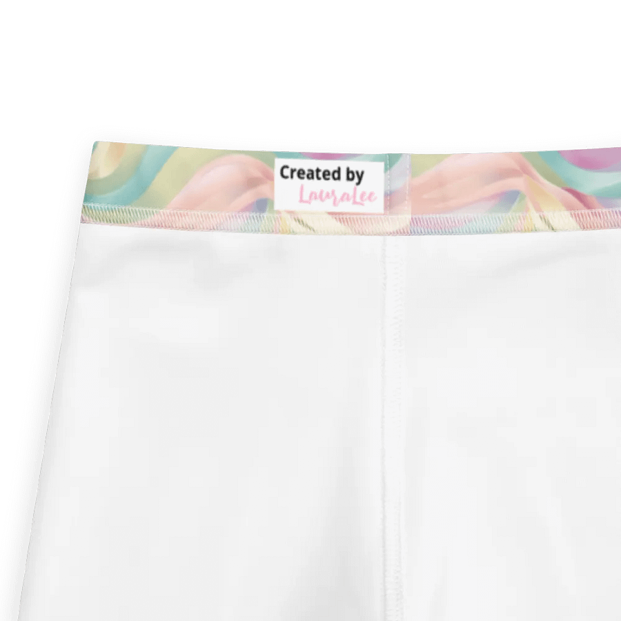 Pastel Marble Waves Kids Leggings product image (3)