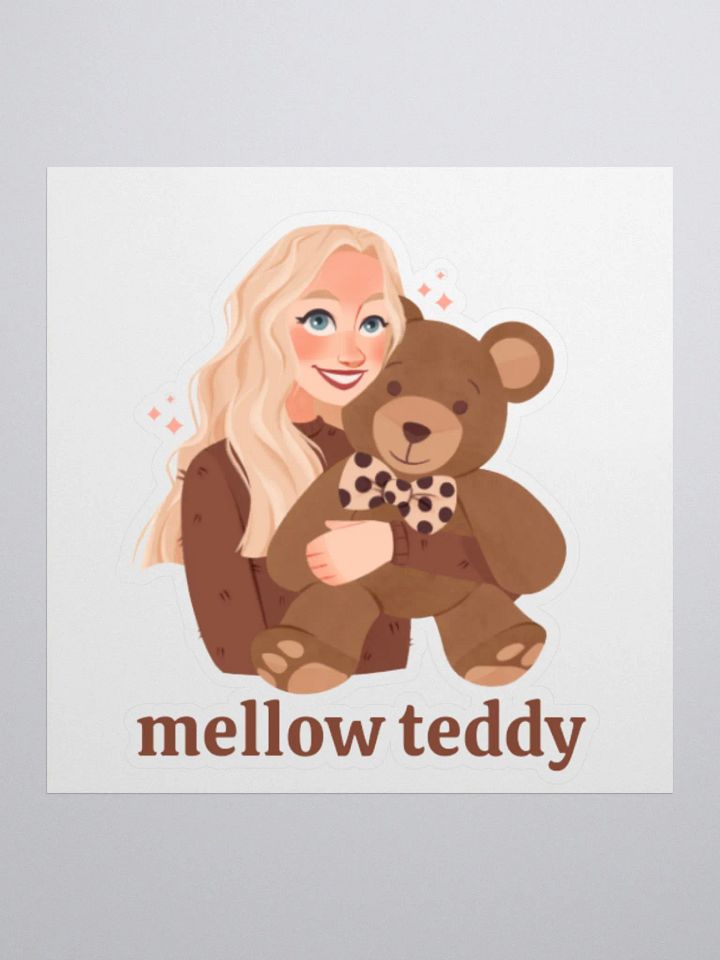 Mellow Teddy Sticker product image (1)