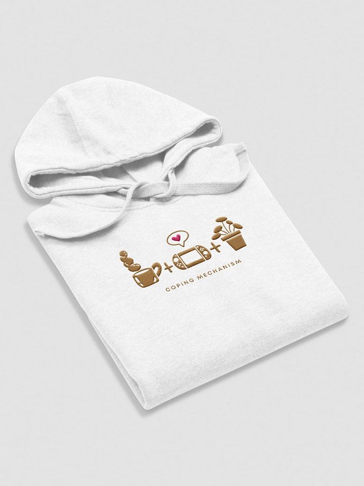 COPING MECHANISM BROWN HOODIE product image (2)