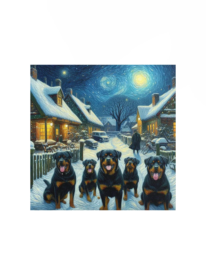 Starry Night Rottweiler Poster product image (4)