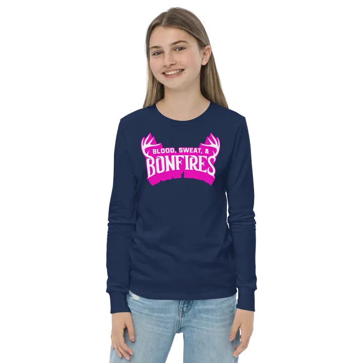 Kids Long Sleeve - Antler Pink Logo product image (2)