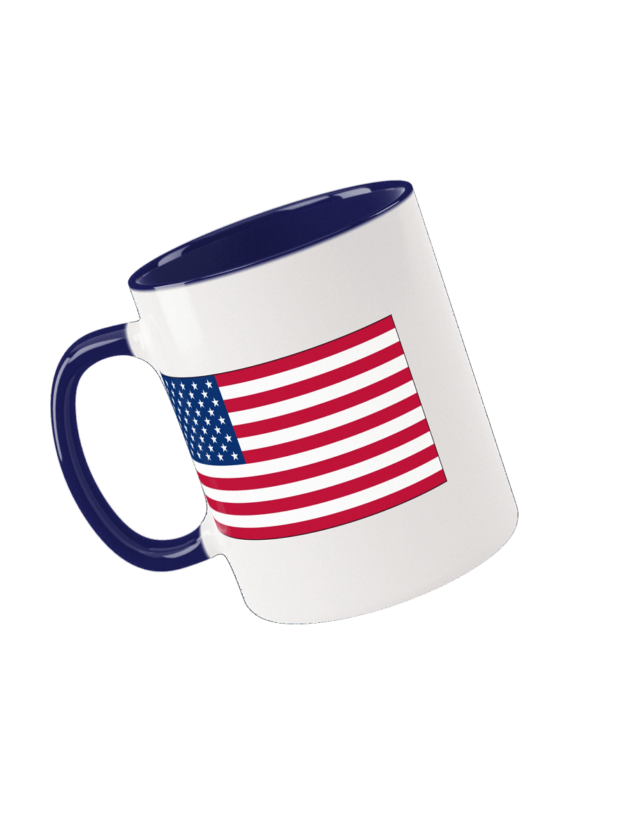 Two-tone Ceramic Mug-Flag product image (3)