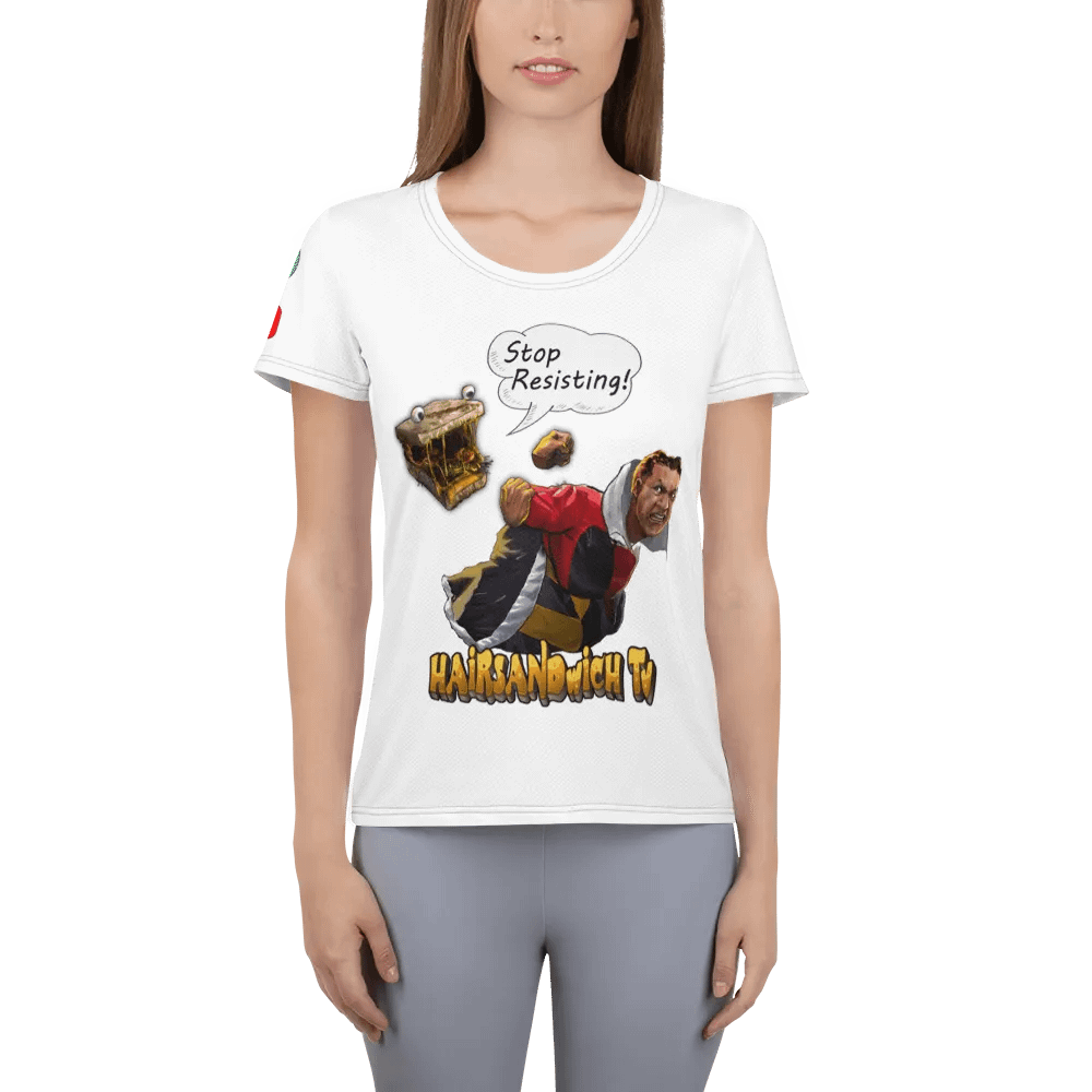 Stop Resisting - Female Athletic Tee product image (2)