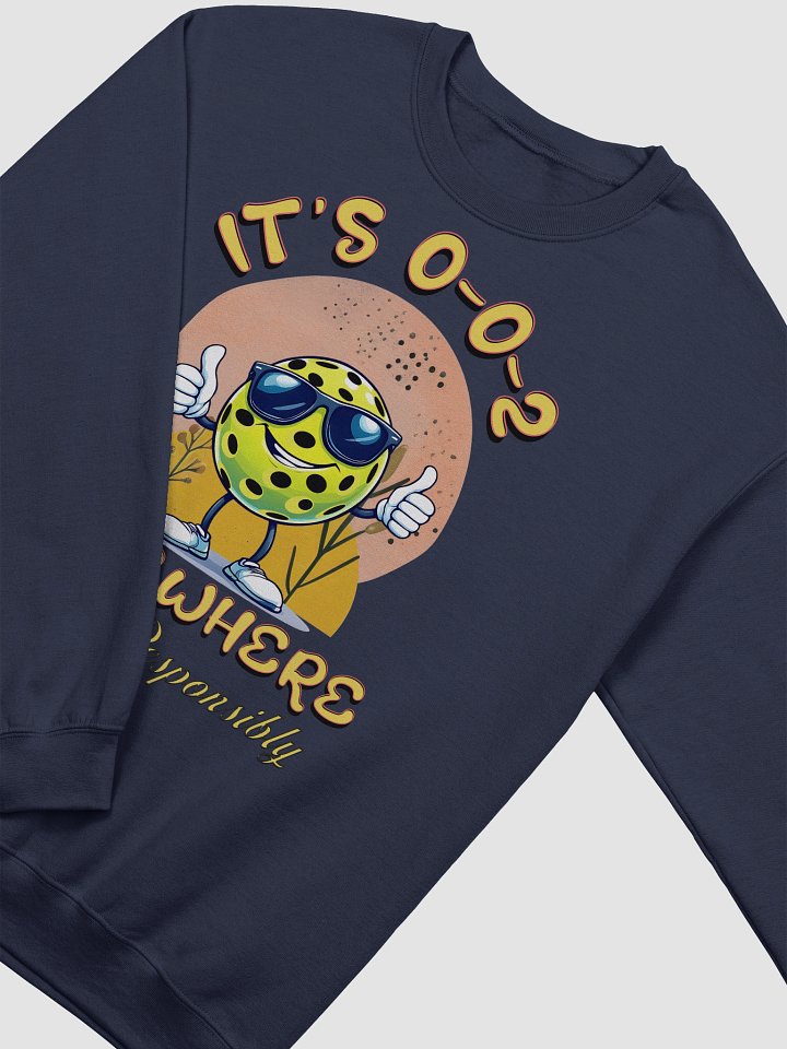 Its 002 Somewhere Pickleball Thumbs Up Sweatshirt product image (4)