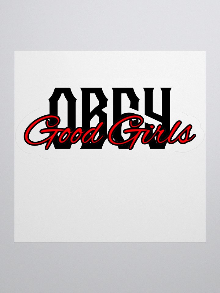 Good Girls Obey Kiss-Cut Stickers product image (4)