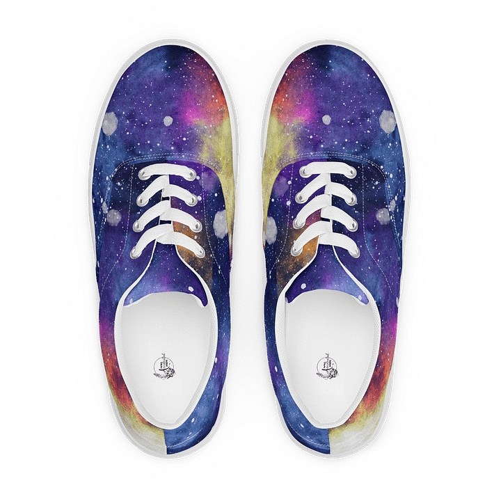 Watercolor Galaxy Mens Lace Up Shoes product image (1)