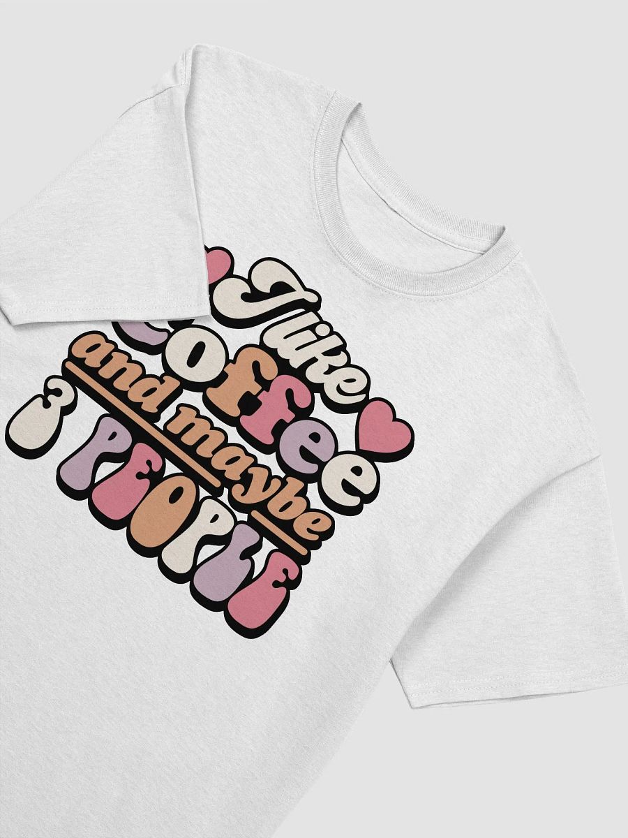 Retro Coffee Bliss: Pastel Perfection Tee! product image (4)