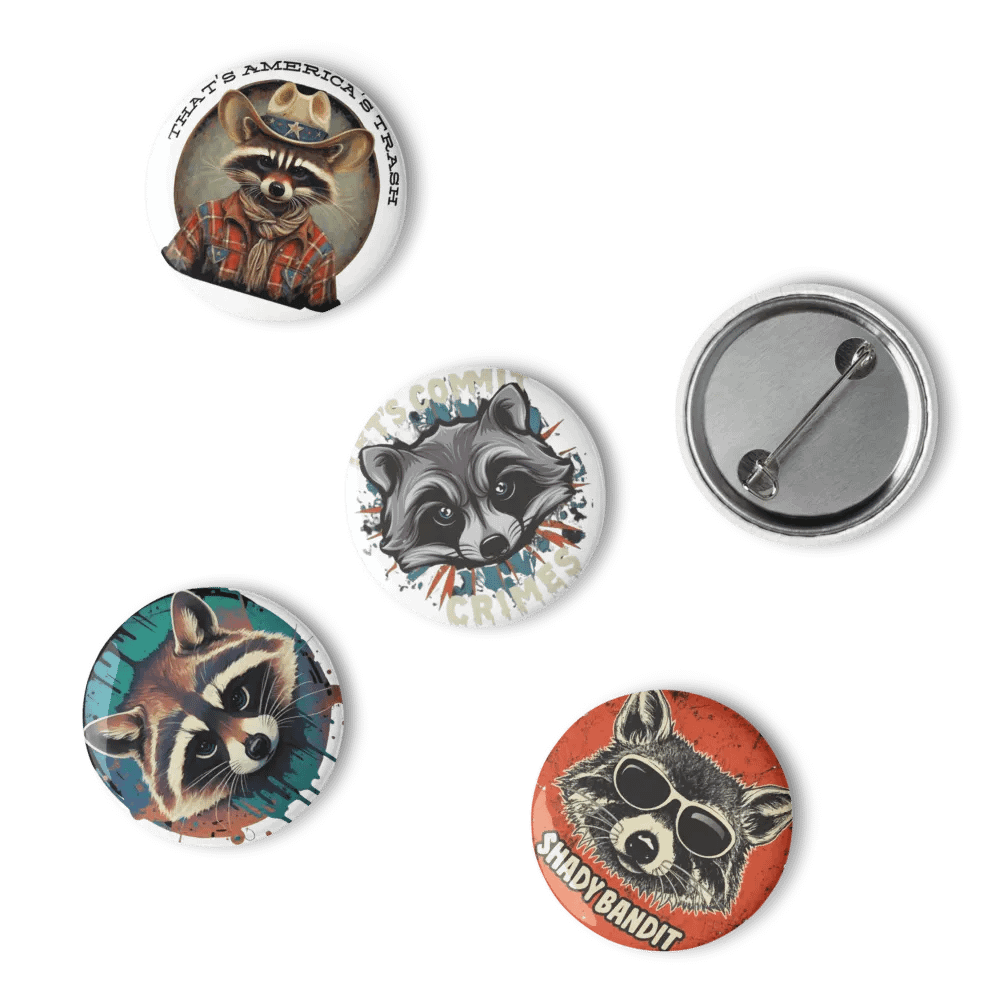 Raccoon Pins product image (6)