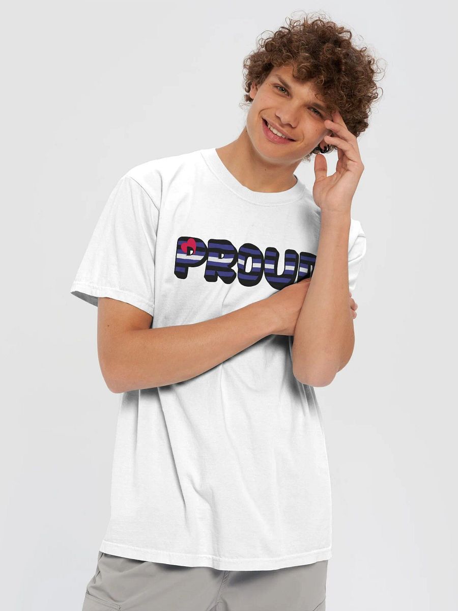 The 'PROUD leather' T-Shirt - White product image (5)