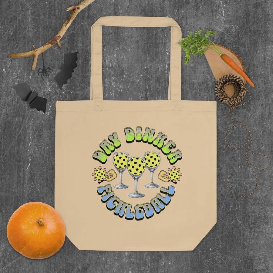 Day Dinker Pickleball Wine Tote Bag product image (4)