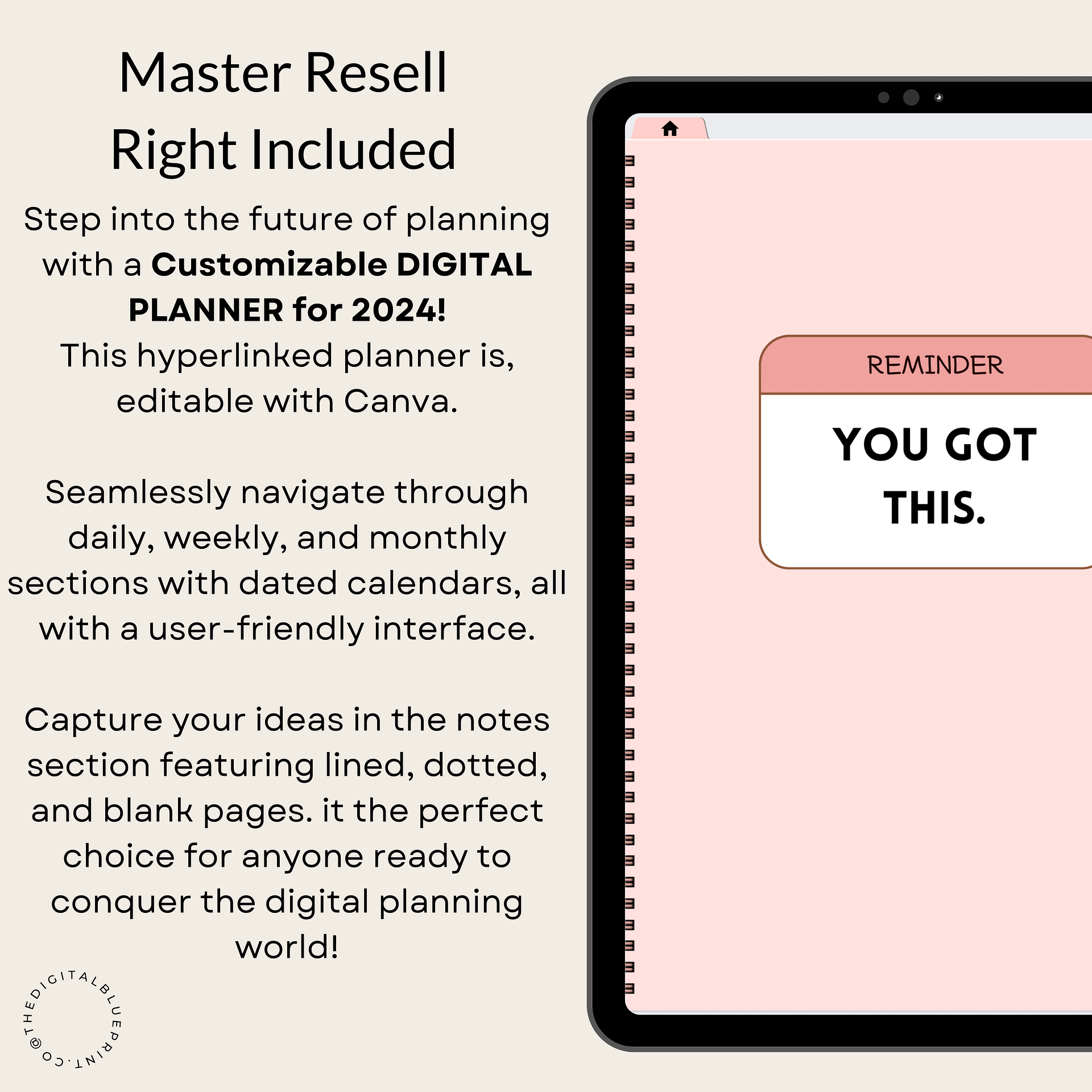 New Year New You Digital Planner product image (2)