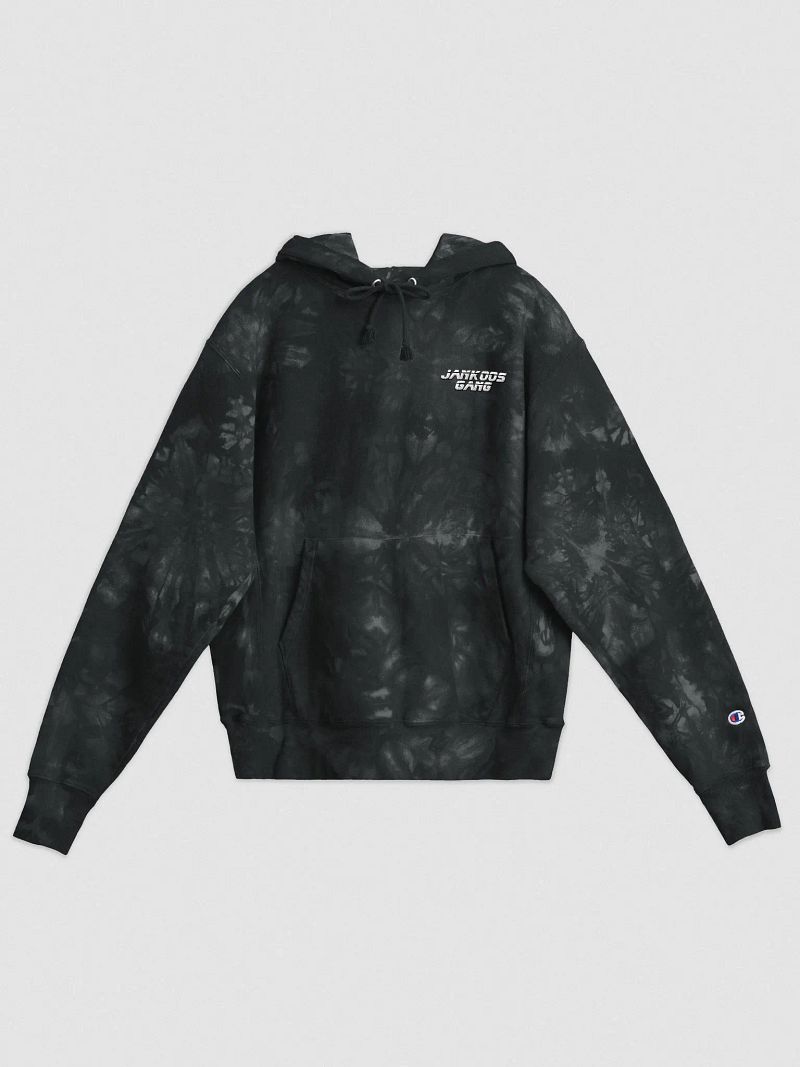 Jankoos Gang Embroidered Champion Tie Dye Hoodie