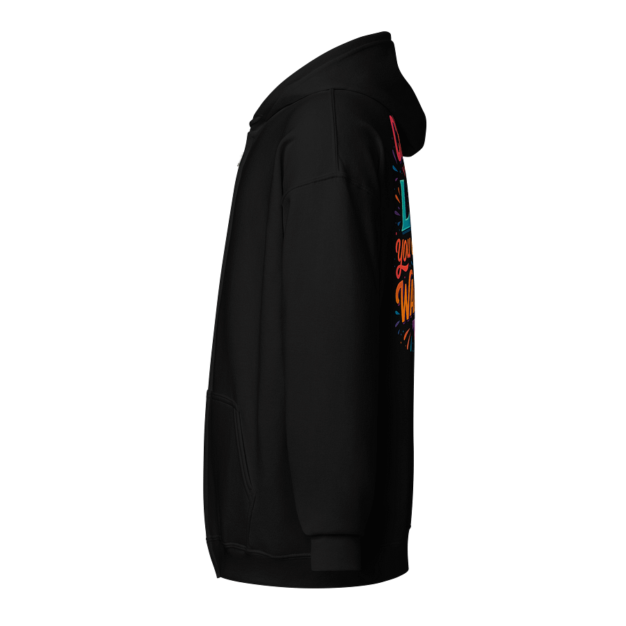 Create the Life – Zip Hoodie with Motivational Energy product image (9)