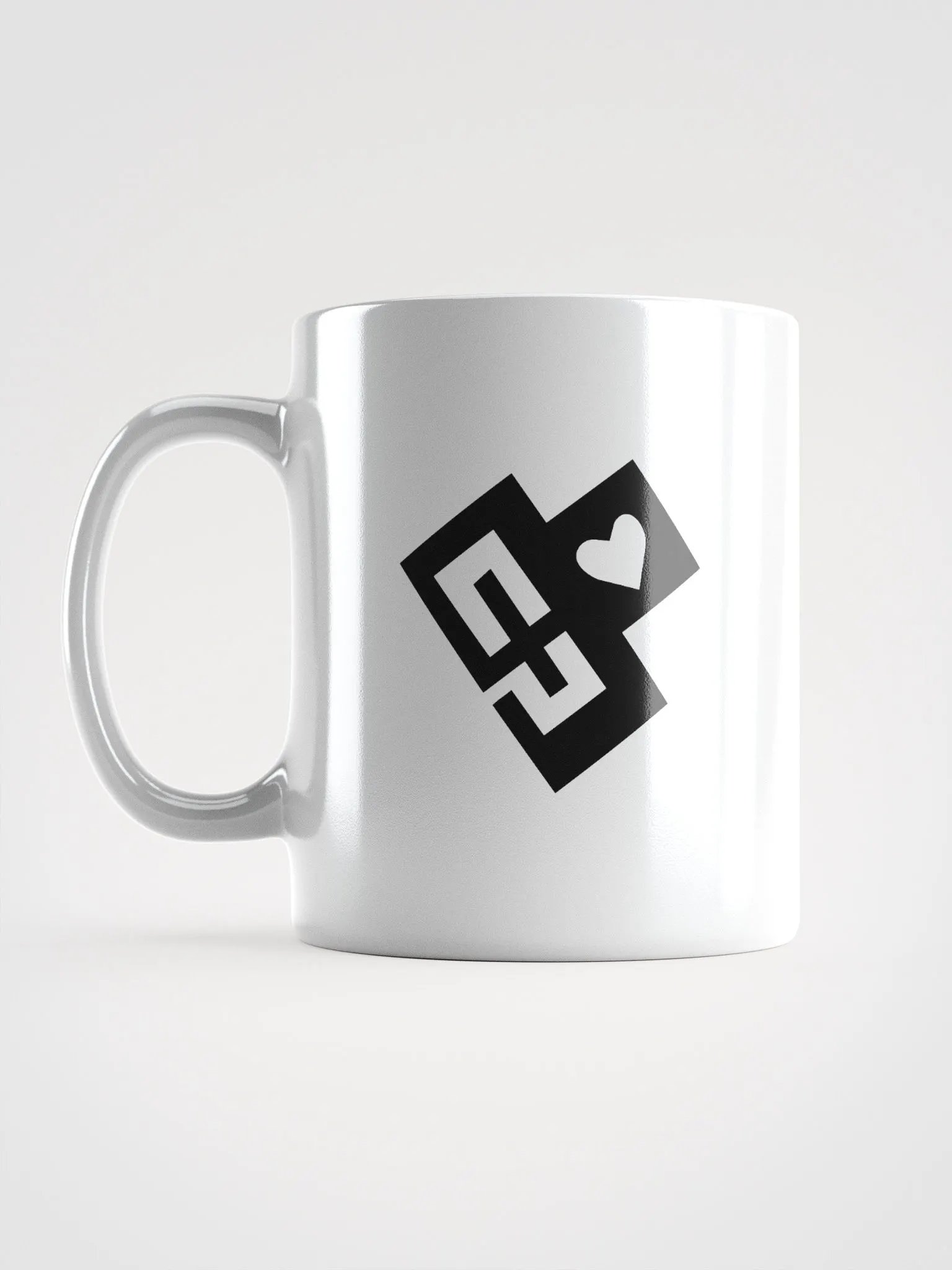 OptimusProcrastinus HeartChip Mug (Black on White) product image (12)