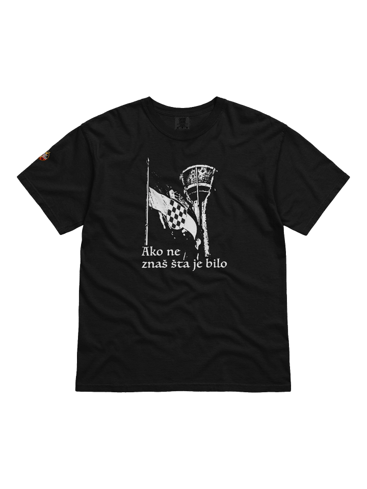 Checkered Flag Croatia Vukovar Helmet Illustration T-Shirt product image (2)