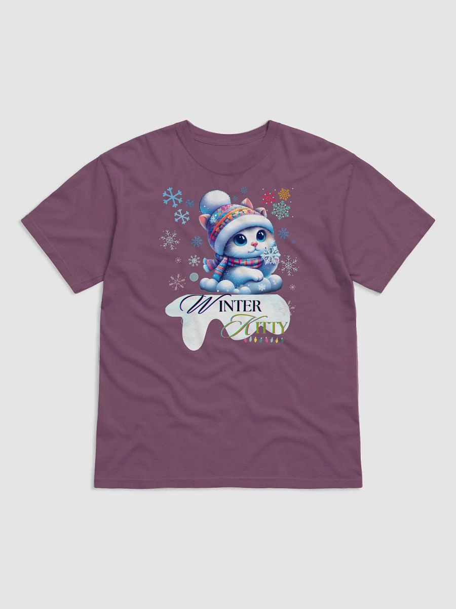 Winter Kitty design _Comfort Colors Garment-Dyed Heavyweight T-Shirt product image (10)