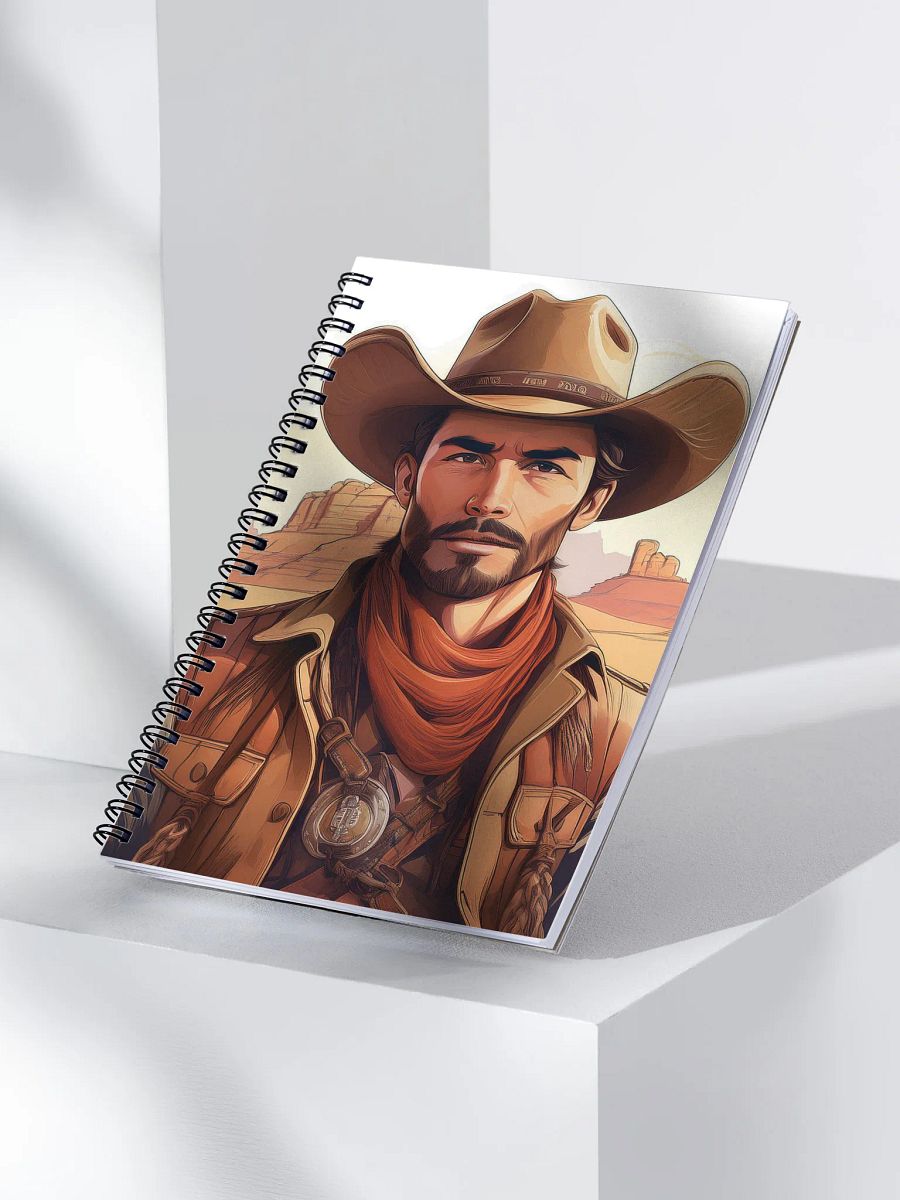 Spiral Notebook male cowboys product image (3)