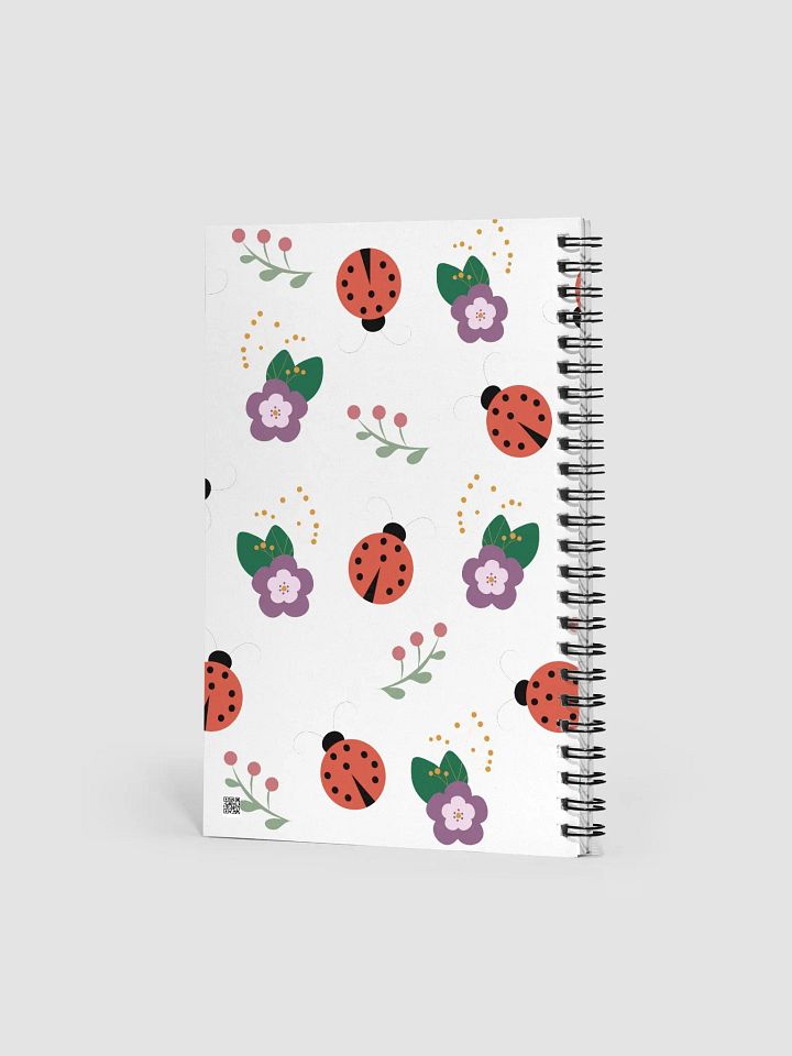 Ladybug Garden Spiral Notebook product image (2)