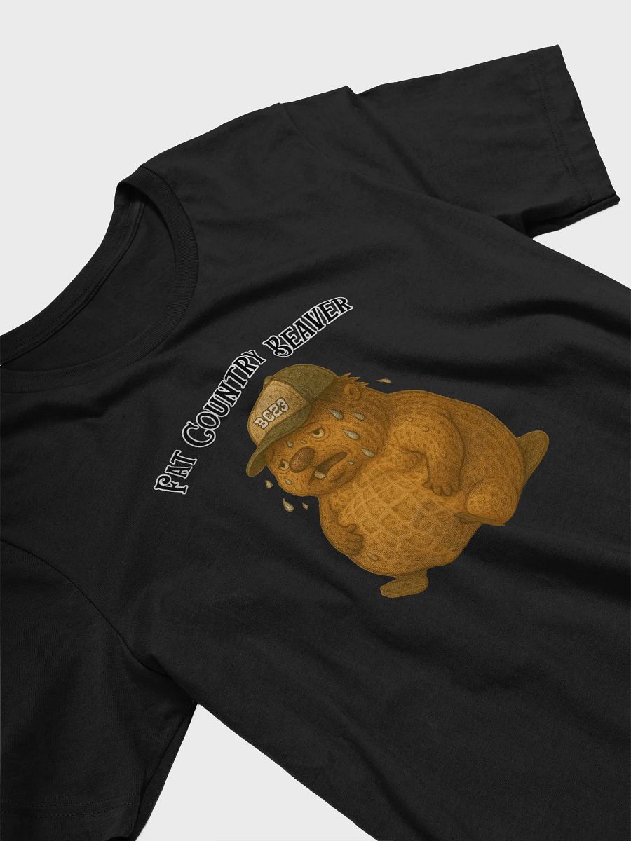 Fat Country Beaver Cartoon T-Shirt product image (15)