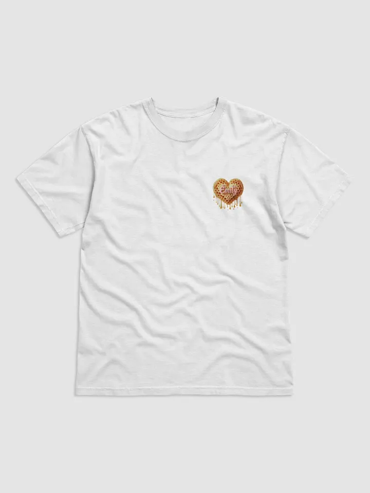 HOT BOX FAM KILLA EMILY DRIPPING HEART WITH LIGHT PINK LETTERS TEE product image (1)