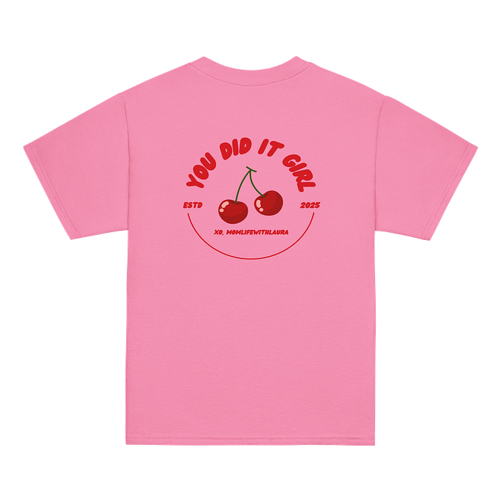 Kids You Did It Girl Tee - Cherries product image (1)