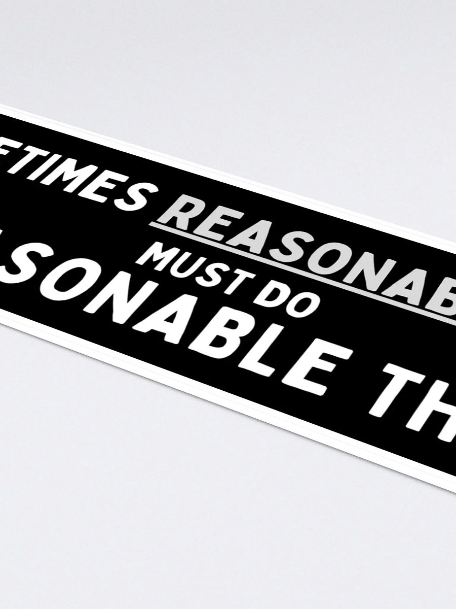 Unreasonable Things Sticker product image (4)