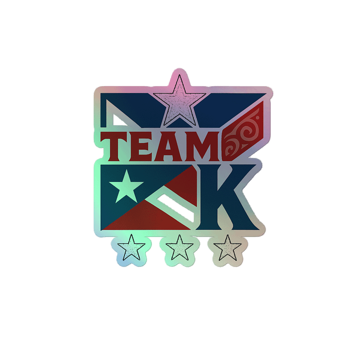 Team K Puerto Rico HOLOGRAPHIC" STICKERS product image (2)