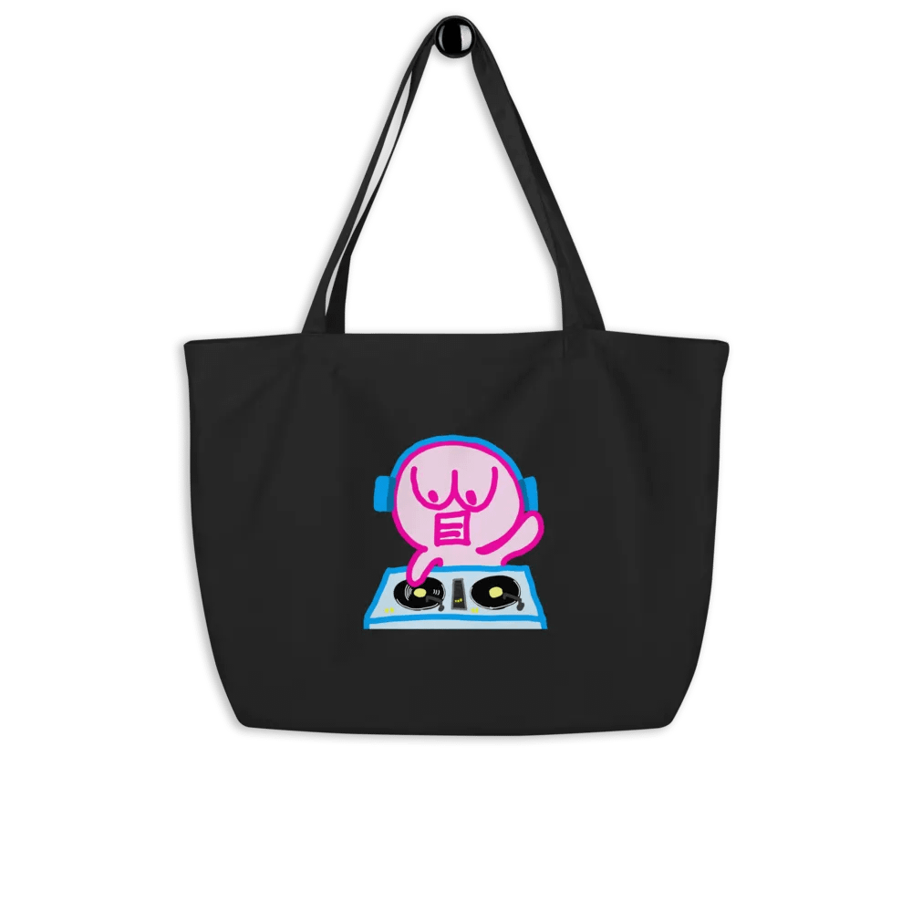 Tote Bag: LEO logo (front) and Let's DJ ( back) product image (14)