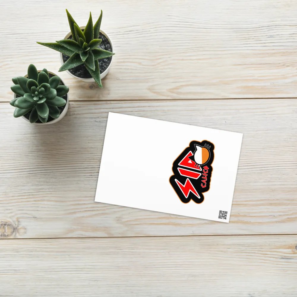 Sid Calico birthday card product image (7)