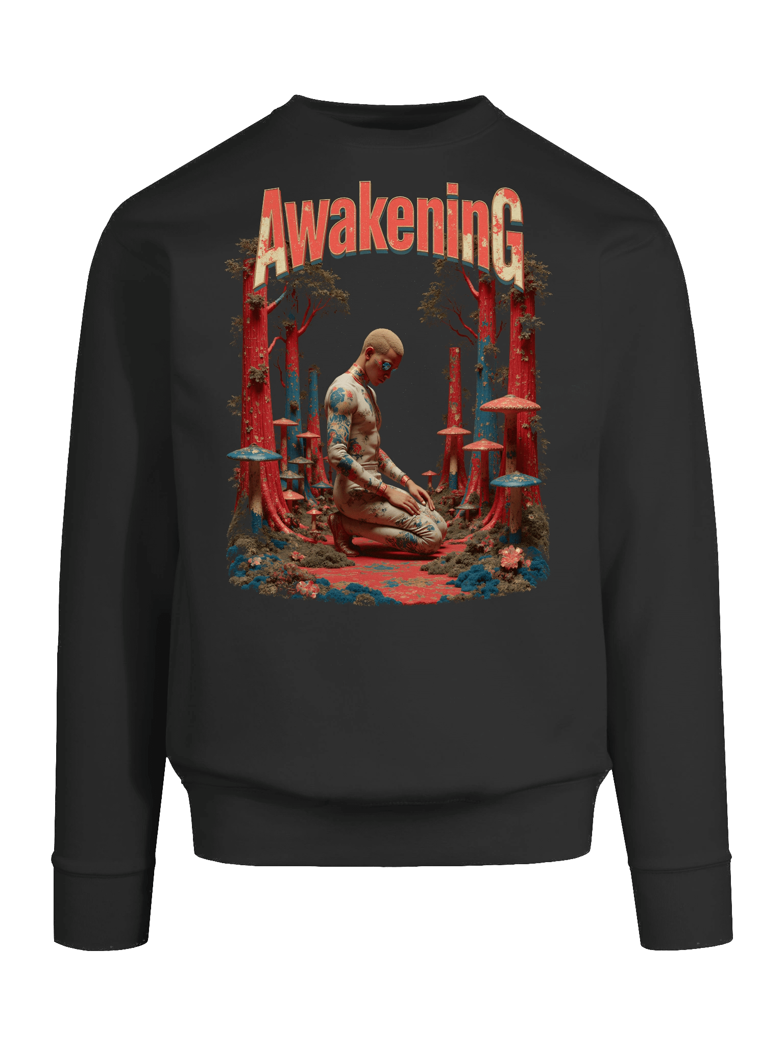 Spiritual Awakening Mystical Mushroom Grove Premium Sweatshirt product image (66)