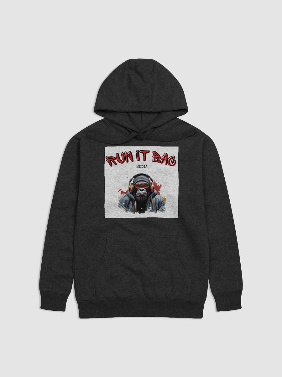RUN It BAC Media Hoodie Grey product image (1)